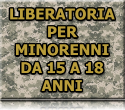 SCARICA LA LIBERATORIA MINORENNI